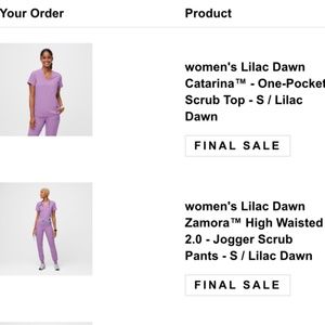 FIGS Women’s Scrubs (Sm)